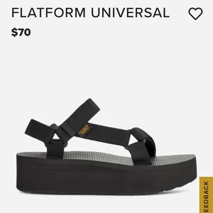 Never Work Teva Sandals